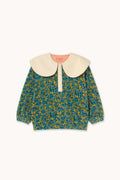 Flower Pattern Sweatshirt DARK NUDE
