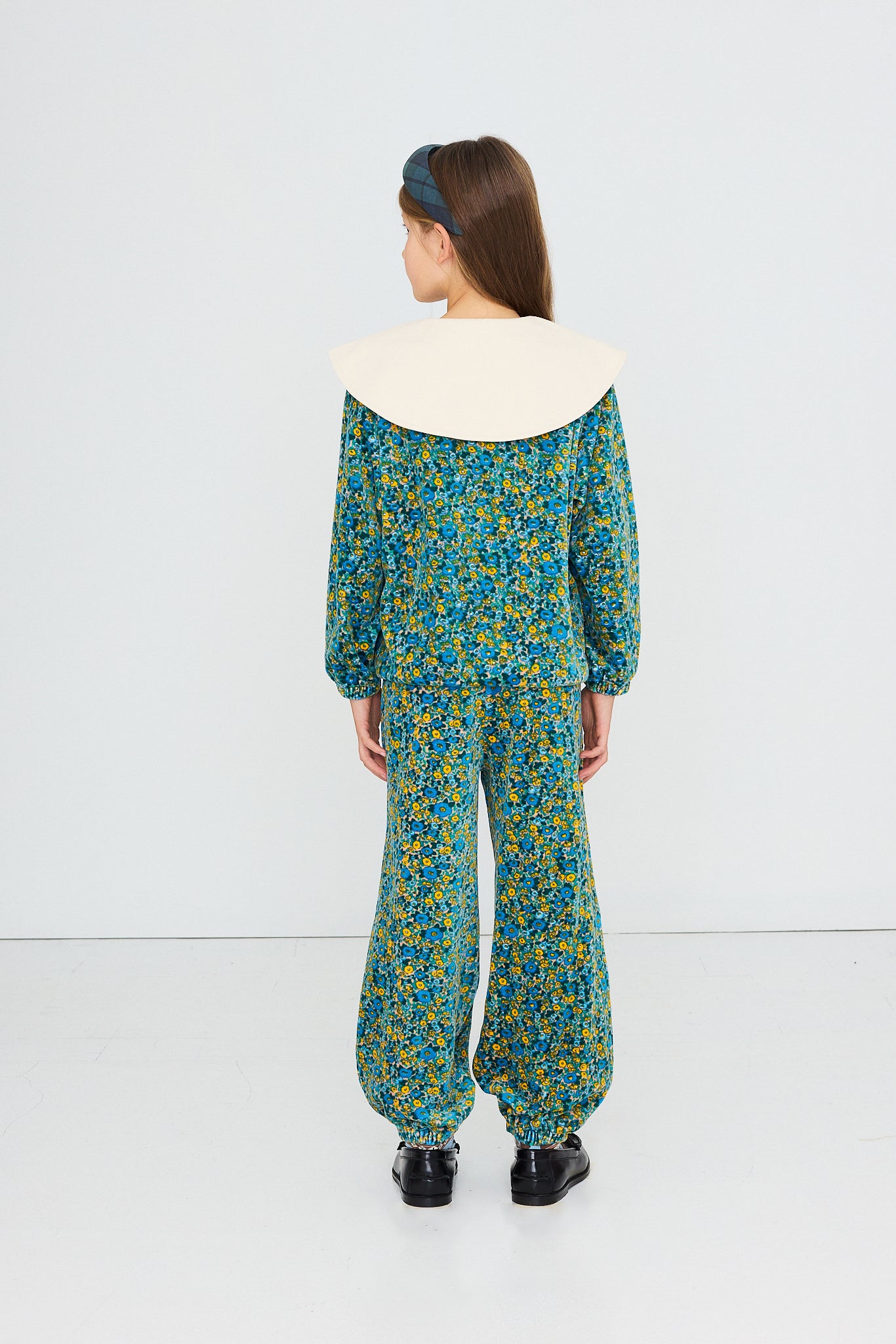 Flower Pattern Sweatpant DARK NUDE