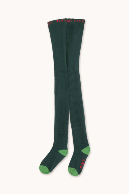 Solid Tights DARK GREEN