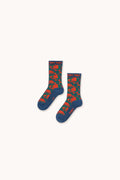 Roses Medium Socks LIGHT NAVY