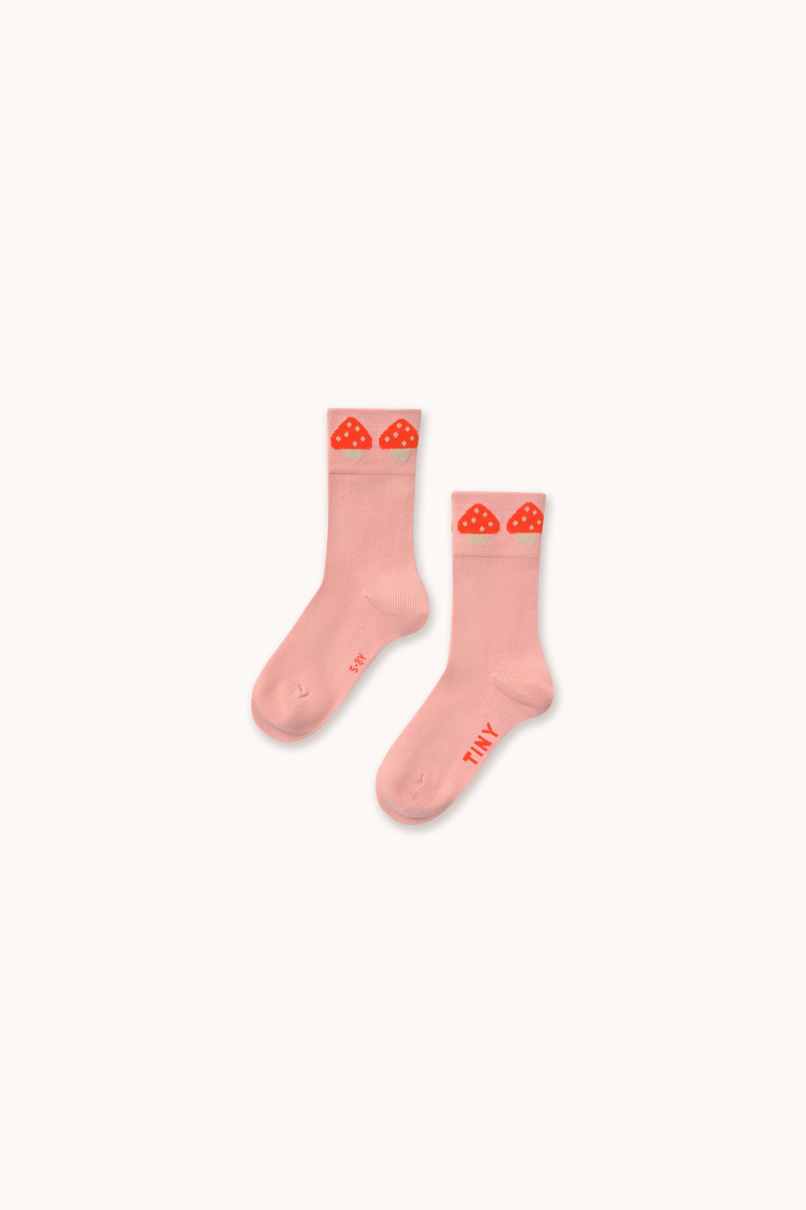 Mushrooms Quarter Socks WILD ROSE