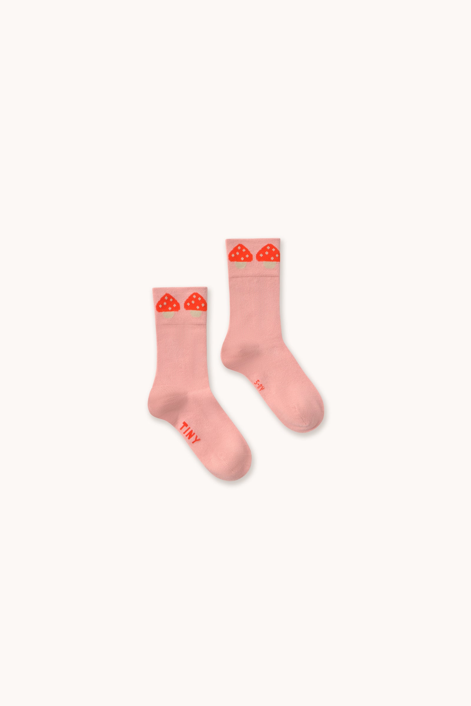 Mushrooms Quarter Socks WILD ROSE