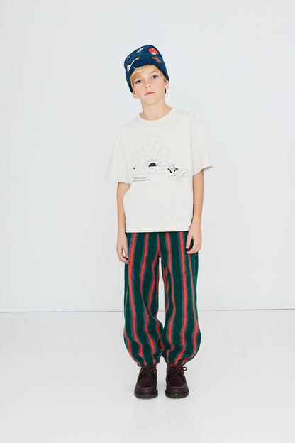 Library Graphic Tee CREAM HEATHER