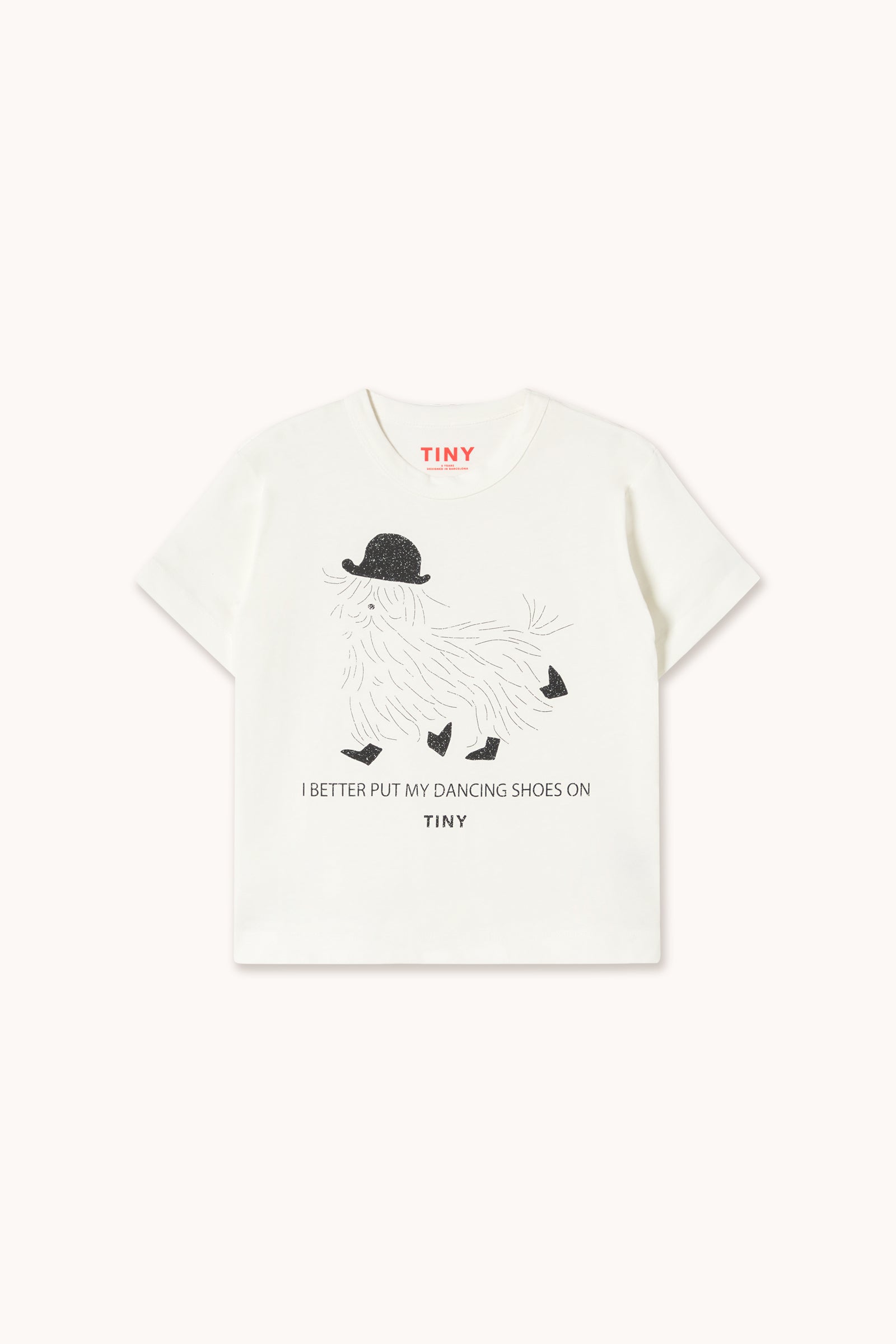 Dancing Shoes Graphic Tee OFF WHITE