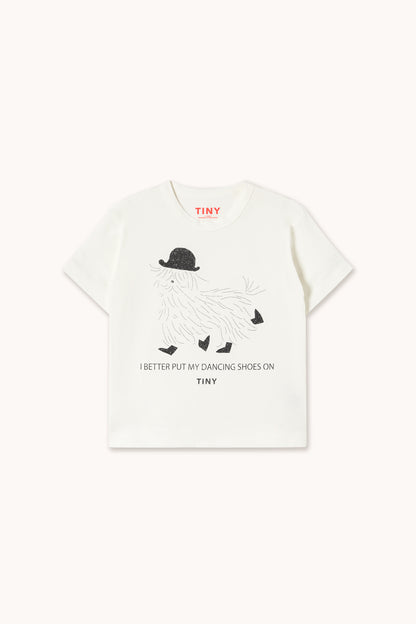 Dancing Shoes Graphic Tee OFF WHITE