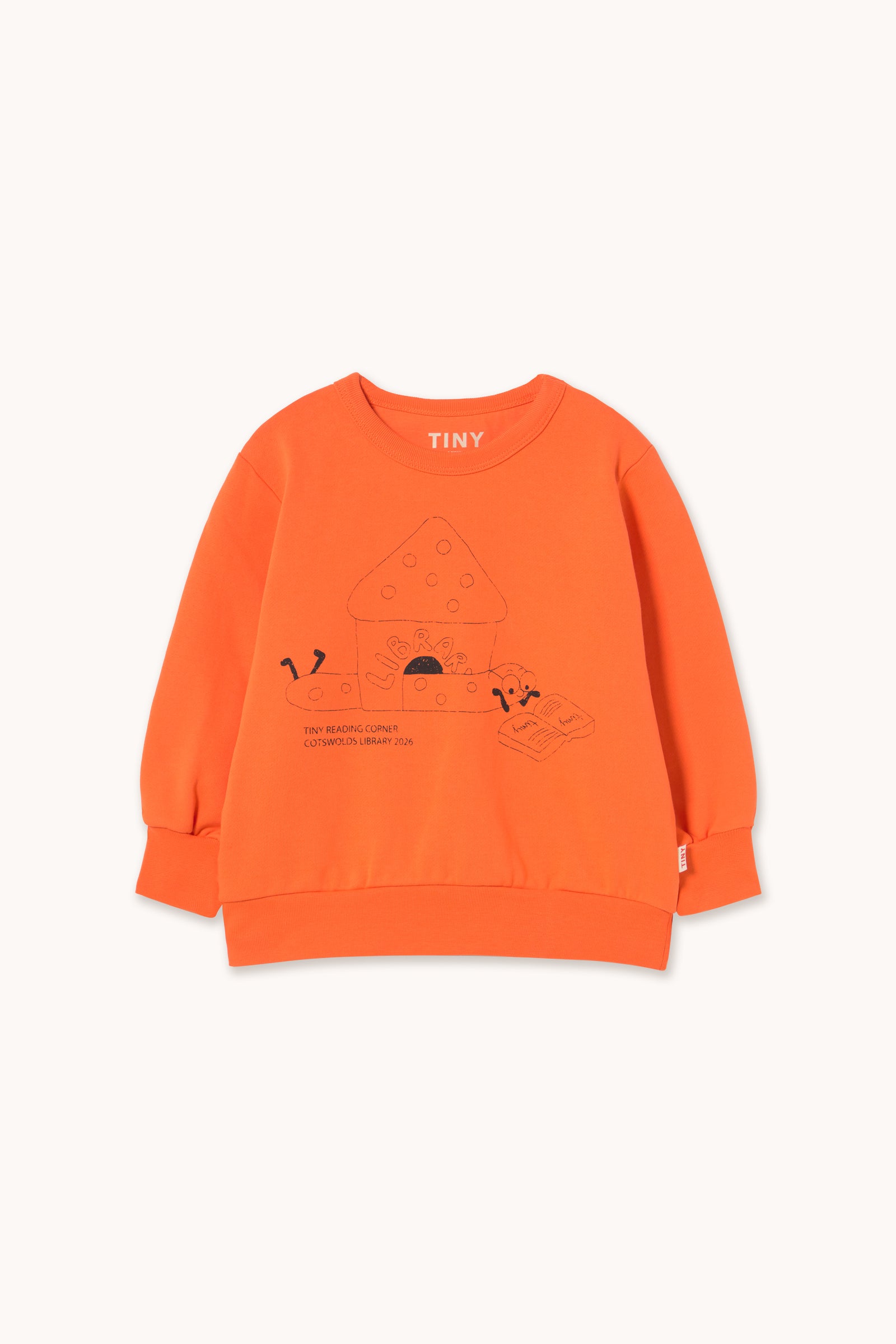 Library Graphic Sweatshirt SUMMER RED