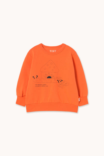 Library Graphic Sweatshirt SUMMER RED