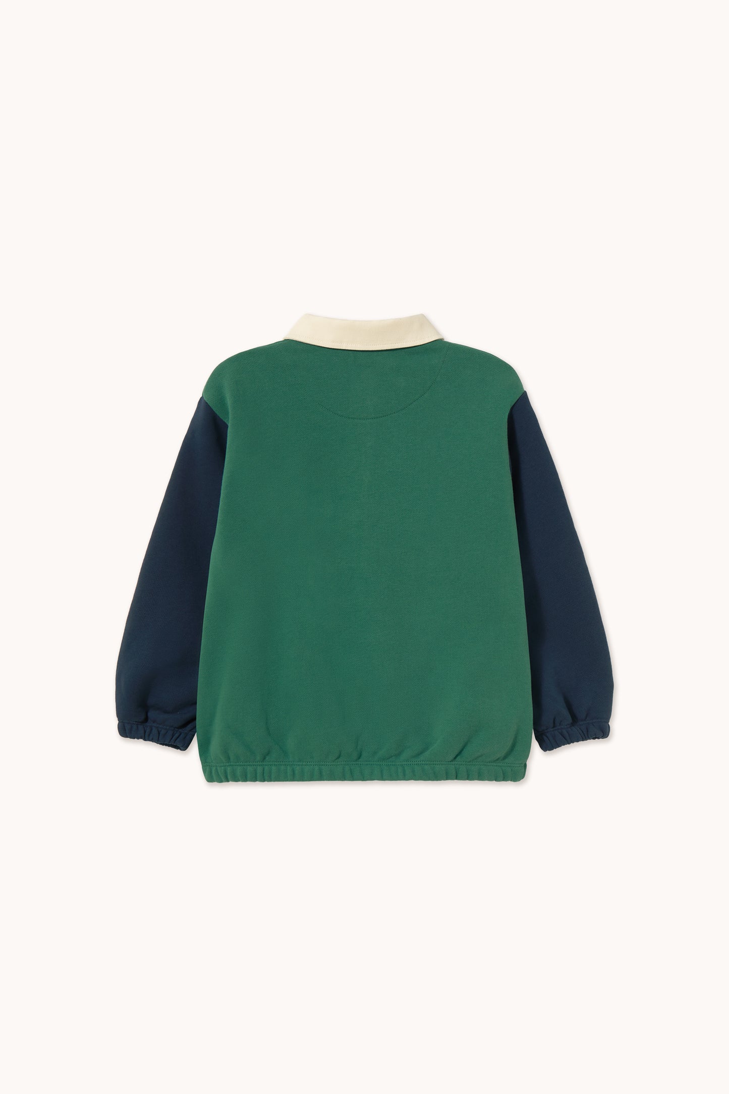 Color Block Polo Sleeve Tee
