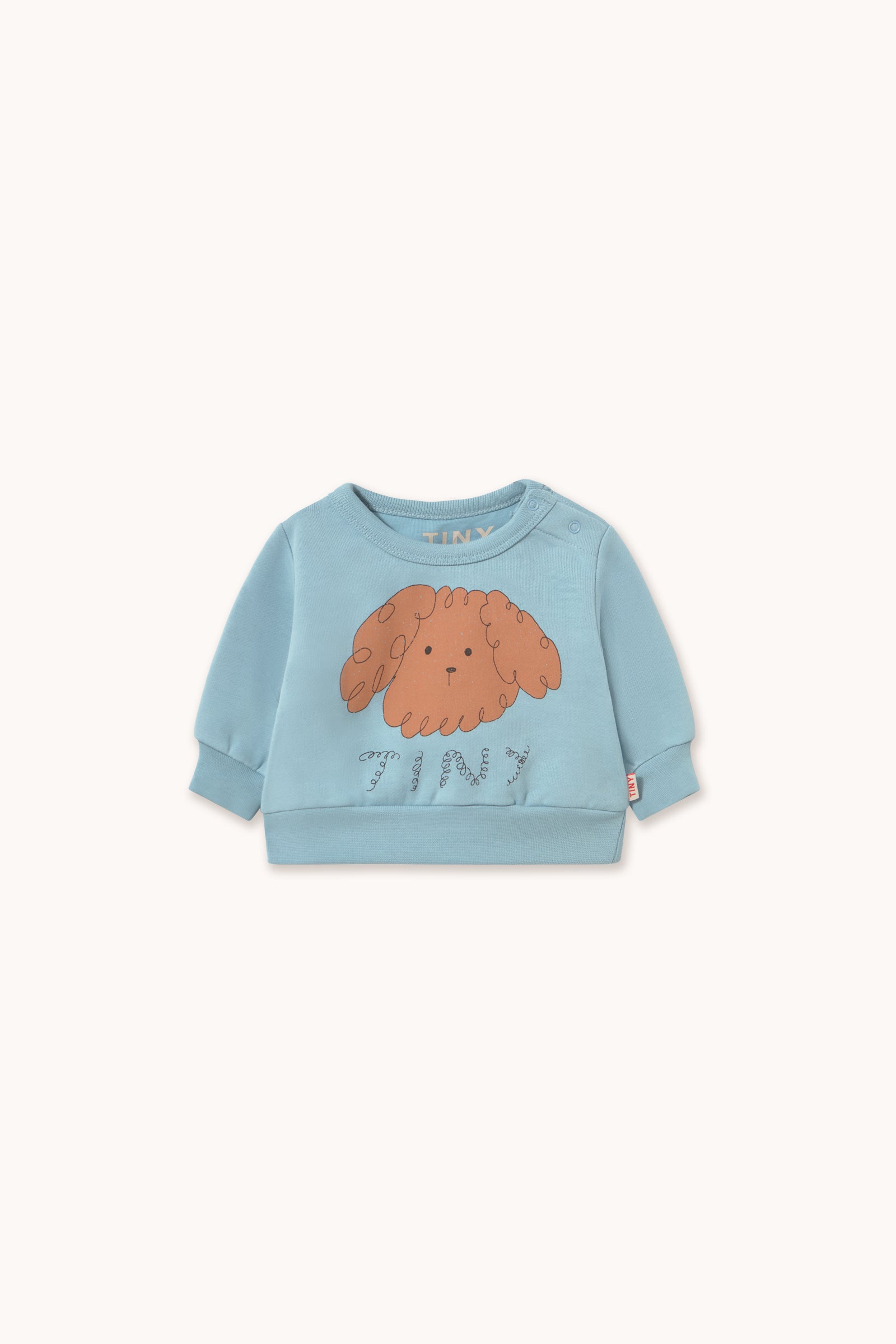 Curly Dog Graphic Baby Sweatshirt DENIM BLUE