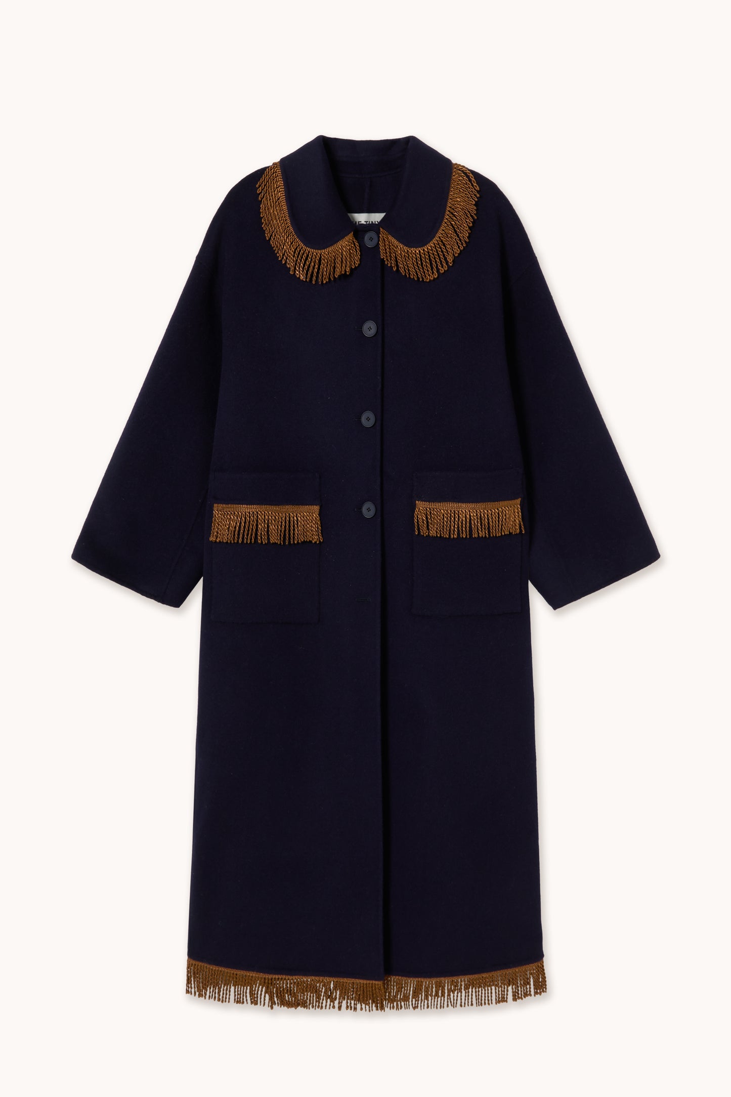 Woman Frills Long Coat