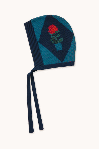 Woman Diamond Flowers Bonnet