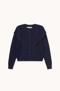 Woman Scarf Neck Lara Cardigan NAVY