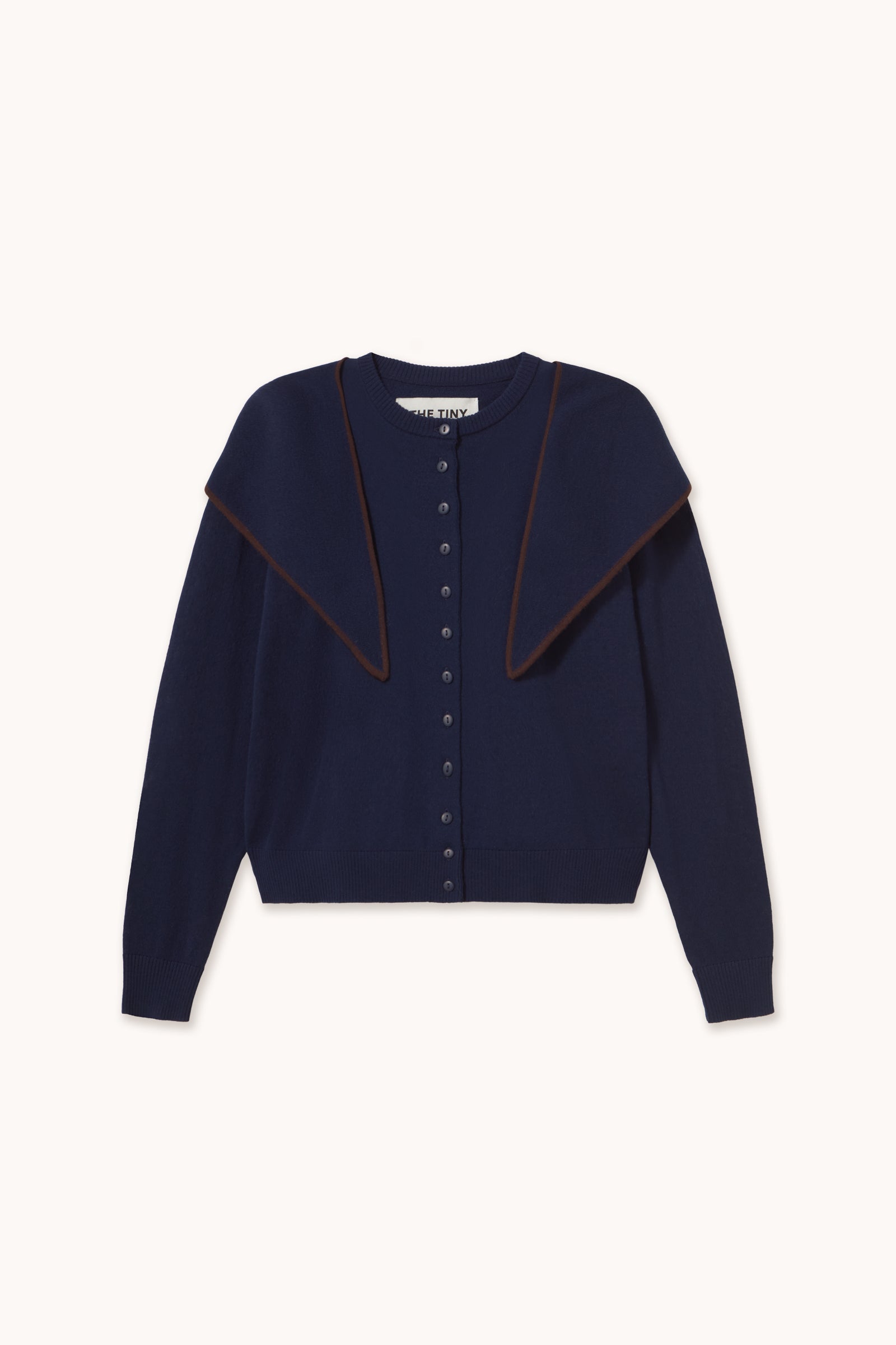Woman Scarf Neck Lara Cardigan NAVY