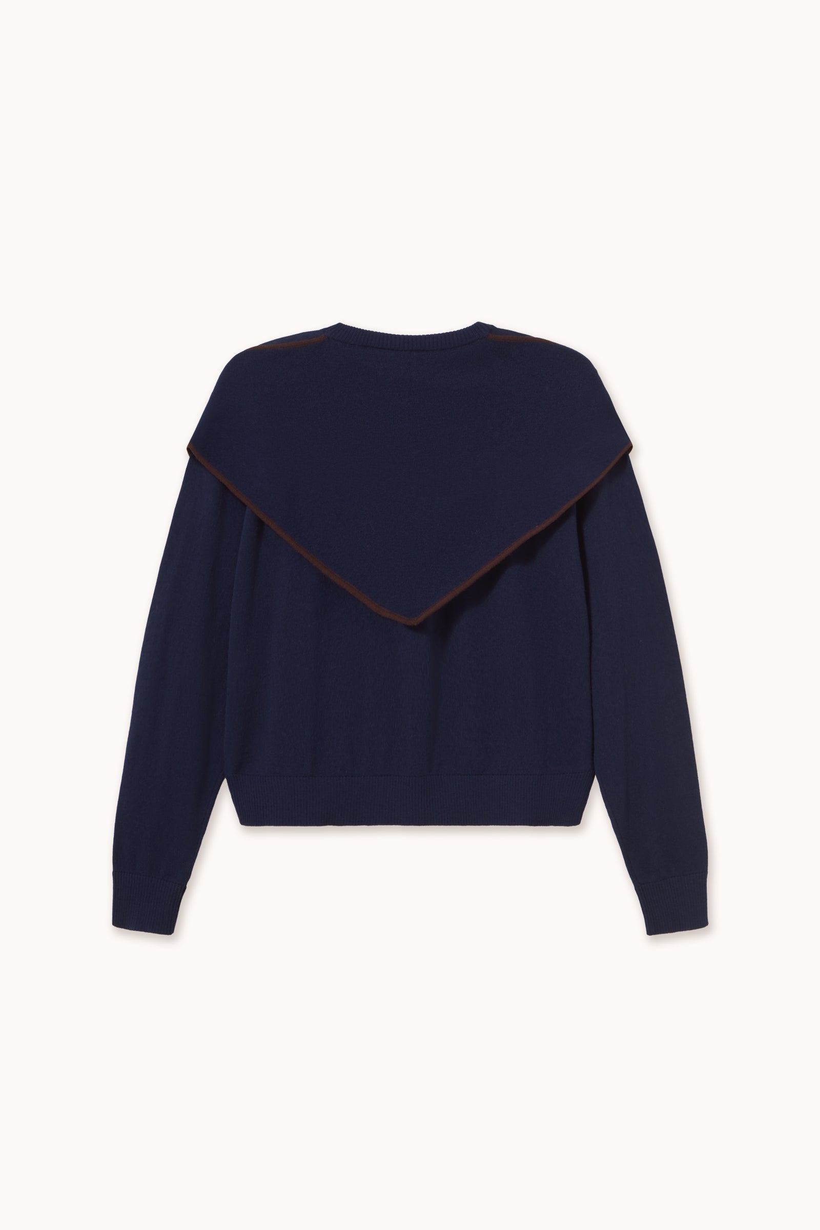 Woman Scarf Neck Lara Cardigan NAVY