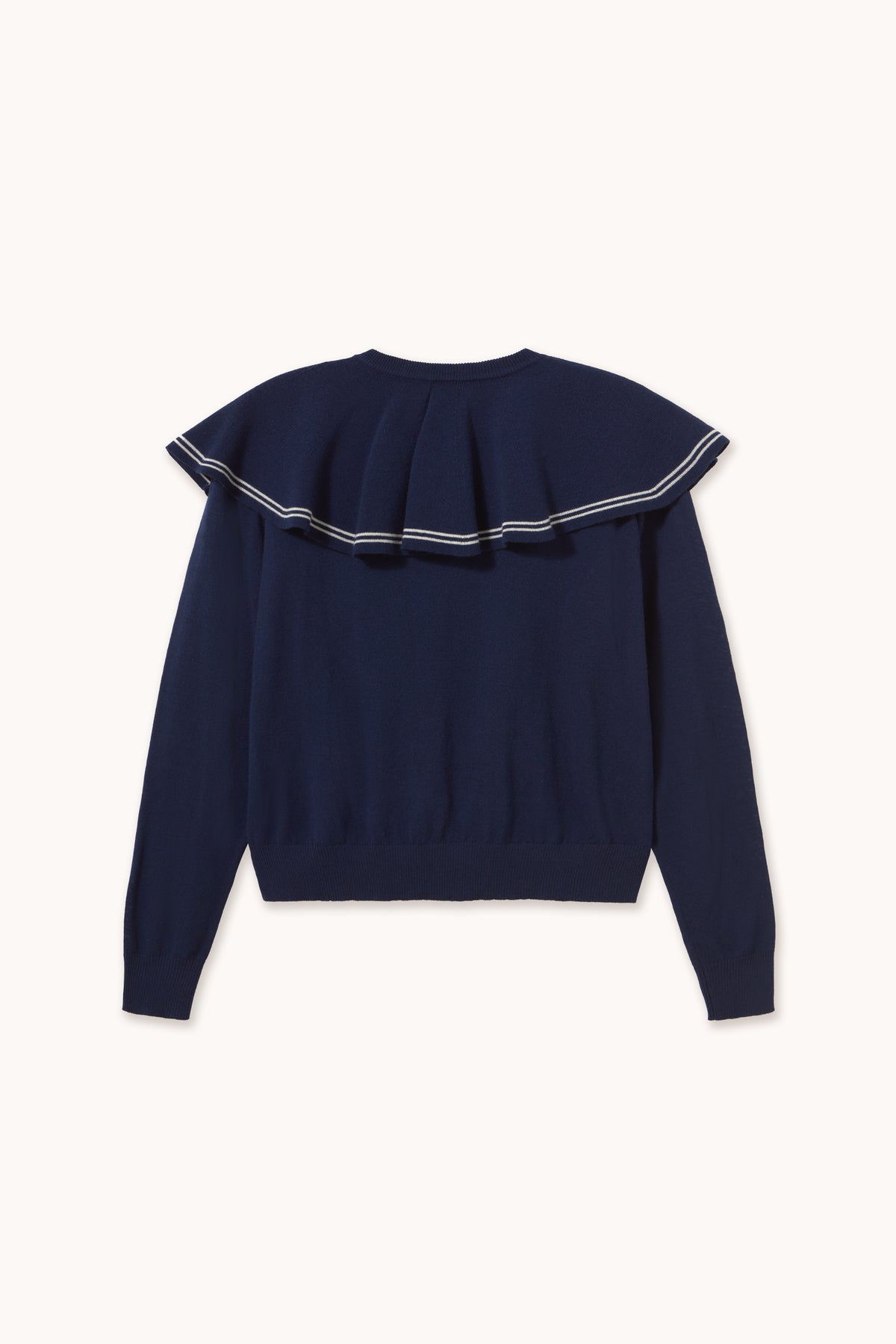 Damen Babydoll Pullover NAVY