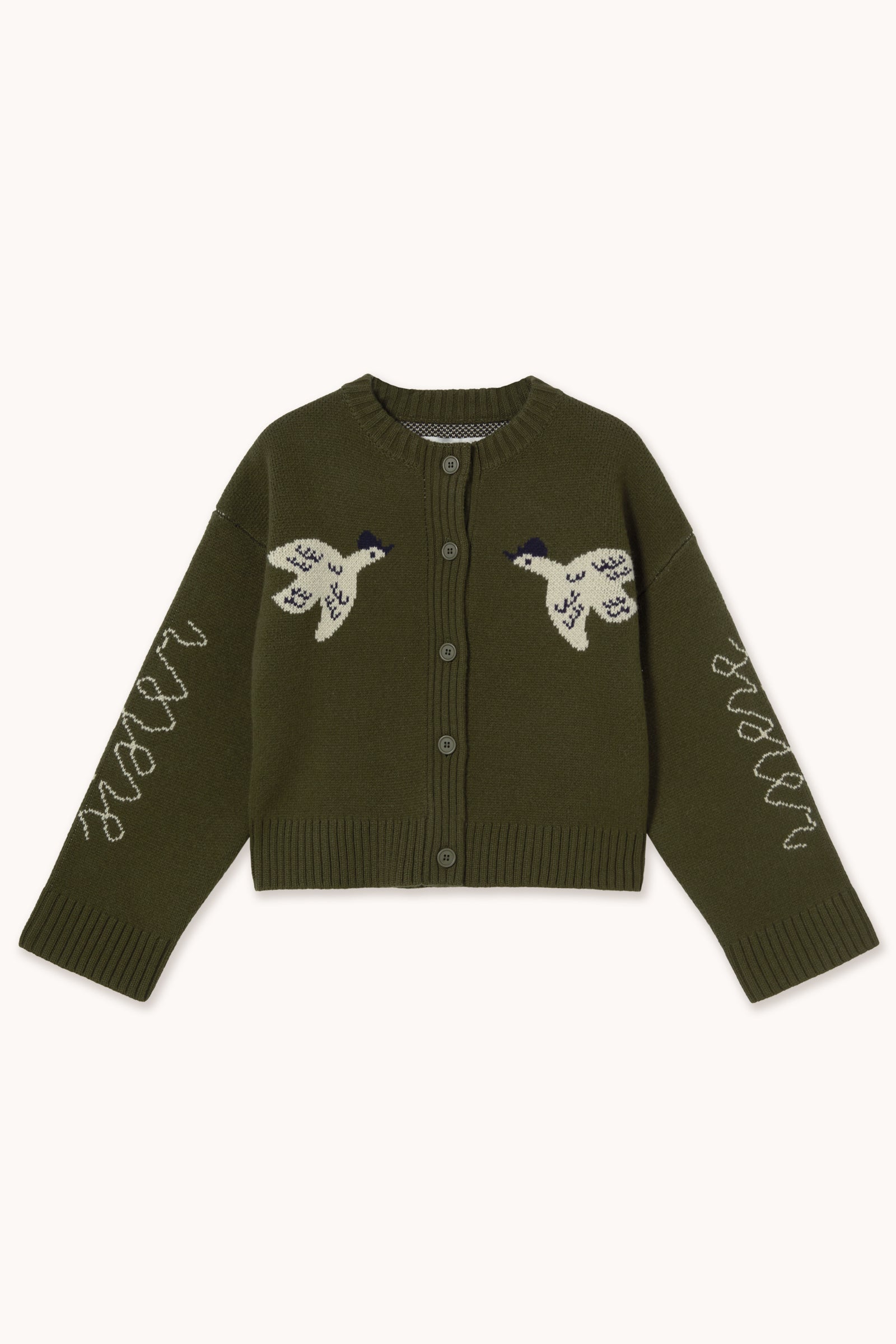 Woman Geese Cardigan KHAKI