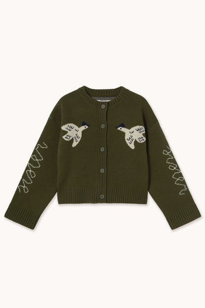 Woman Geese Cardigan KHAKI
