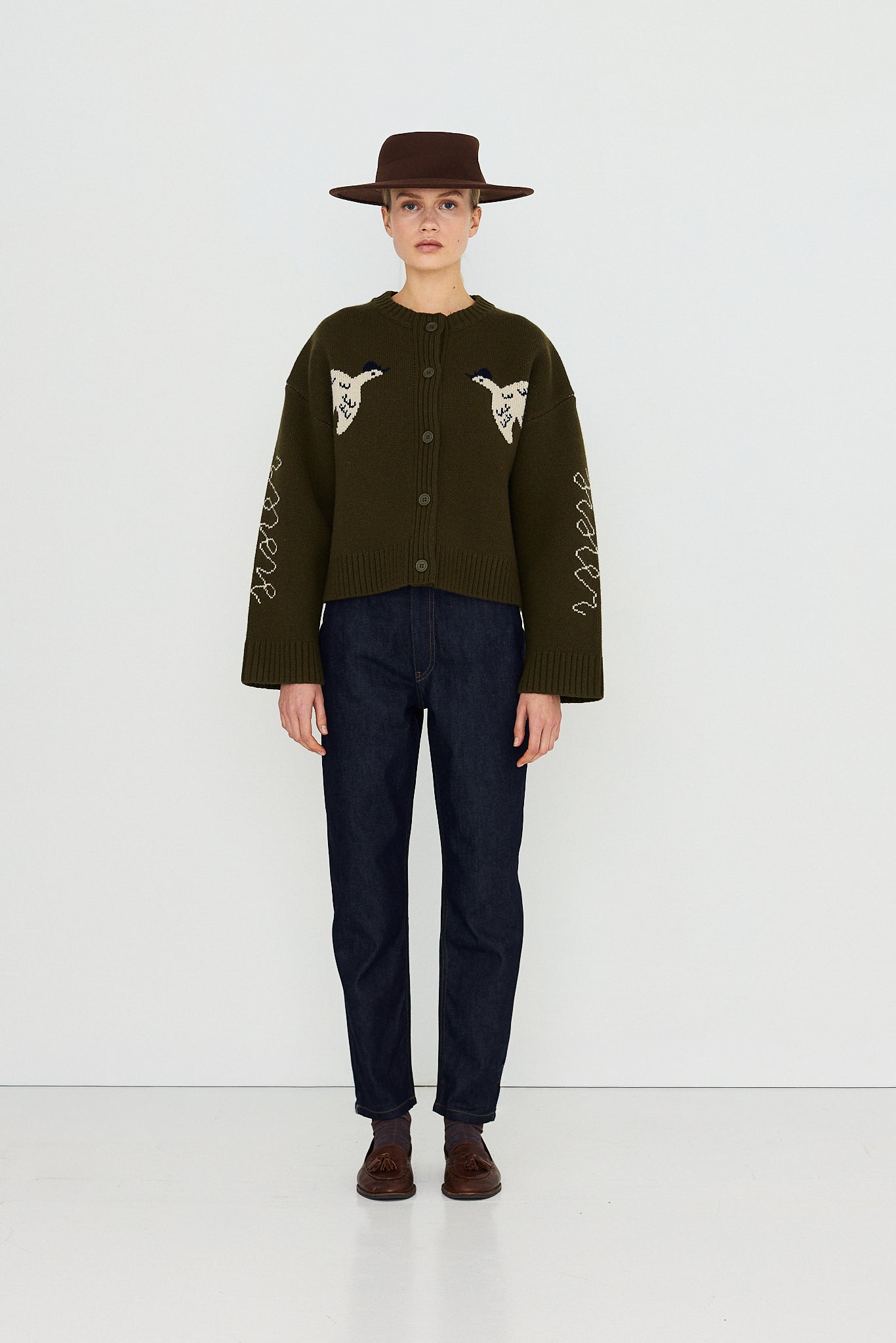 Woman Geese Cardigan
