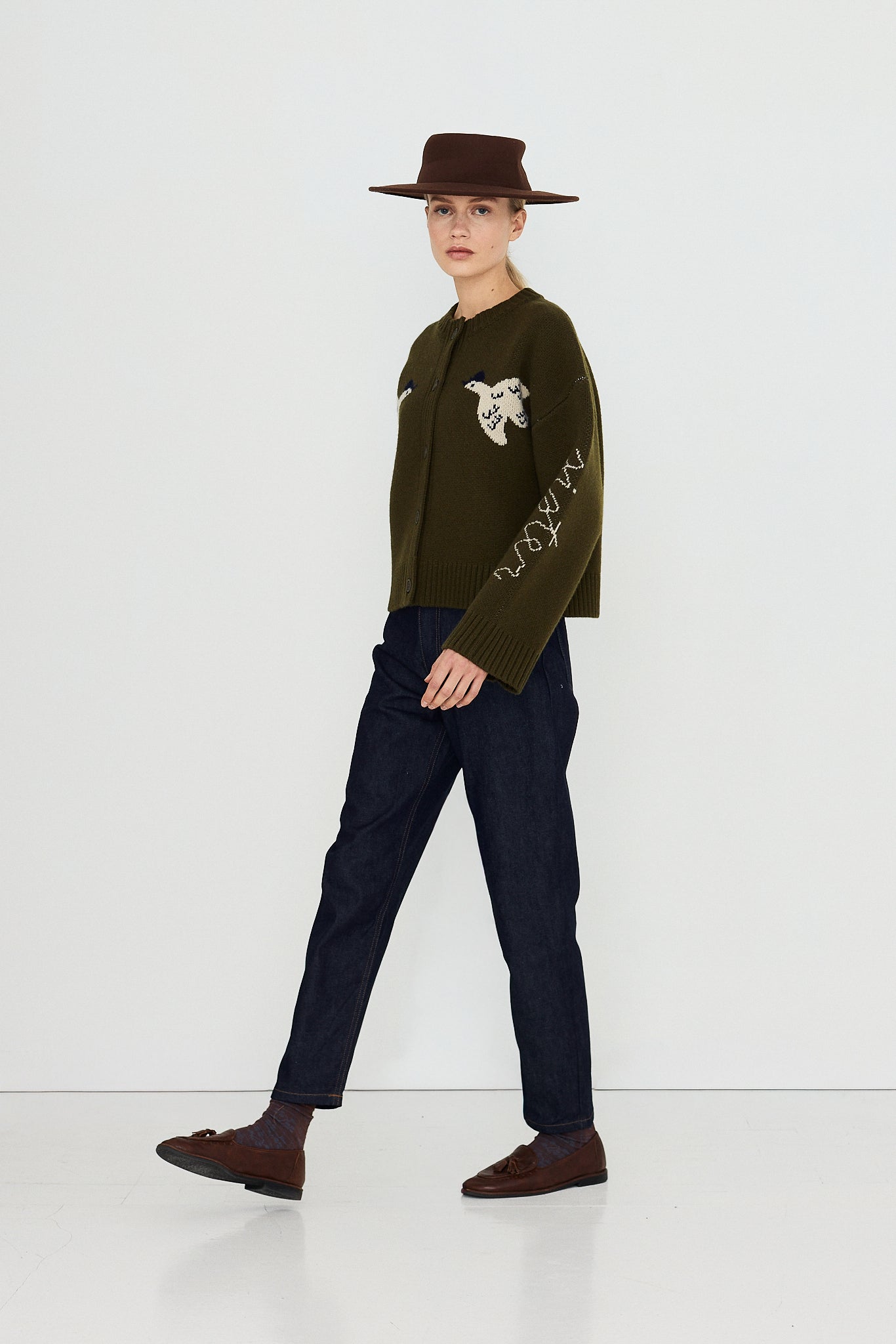 Woman Geese Cardigan