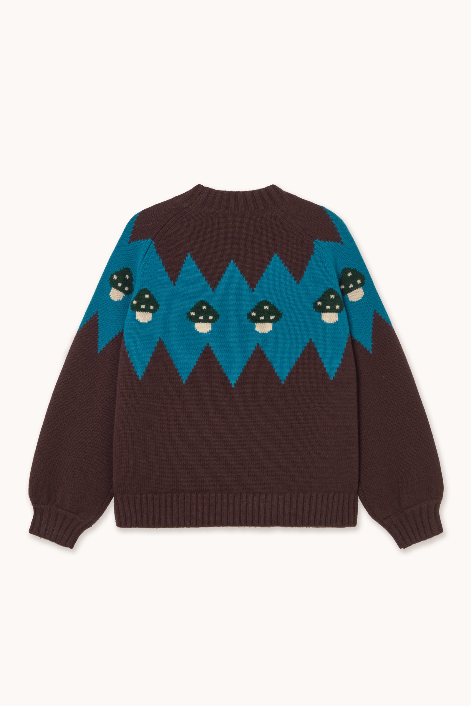 Woman Mushrooms Sweater UMBER