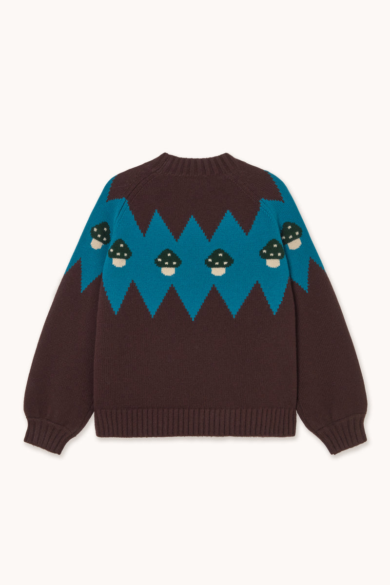 Woman Mushrooms Sweater