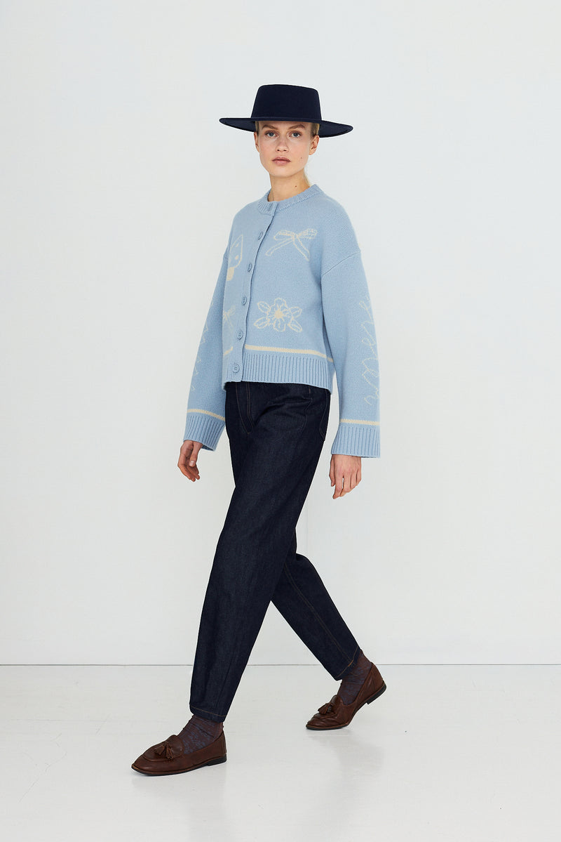 Woman Bows Cardigan