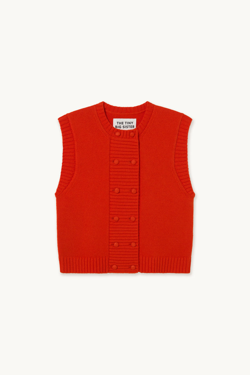 Woman Buttoned Vest