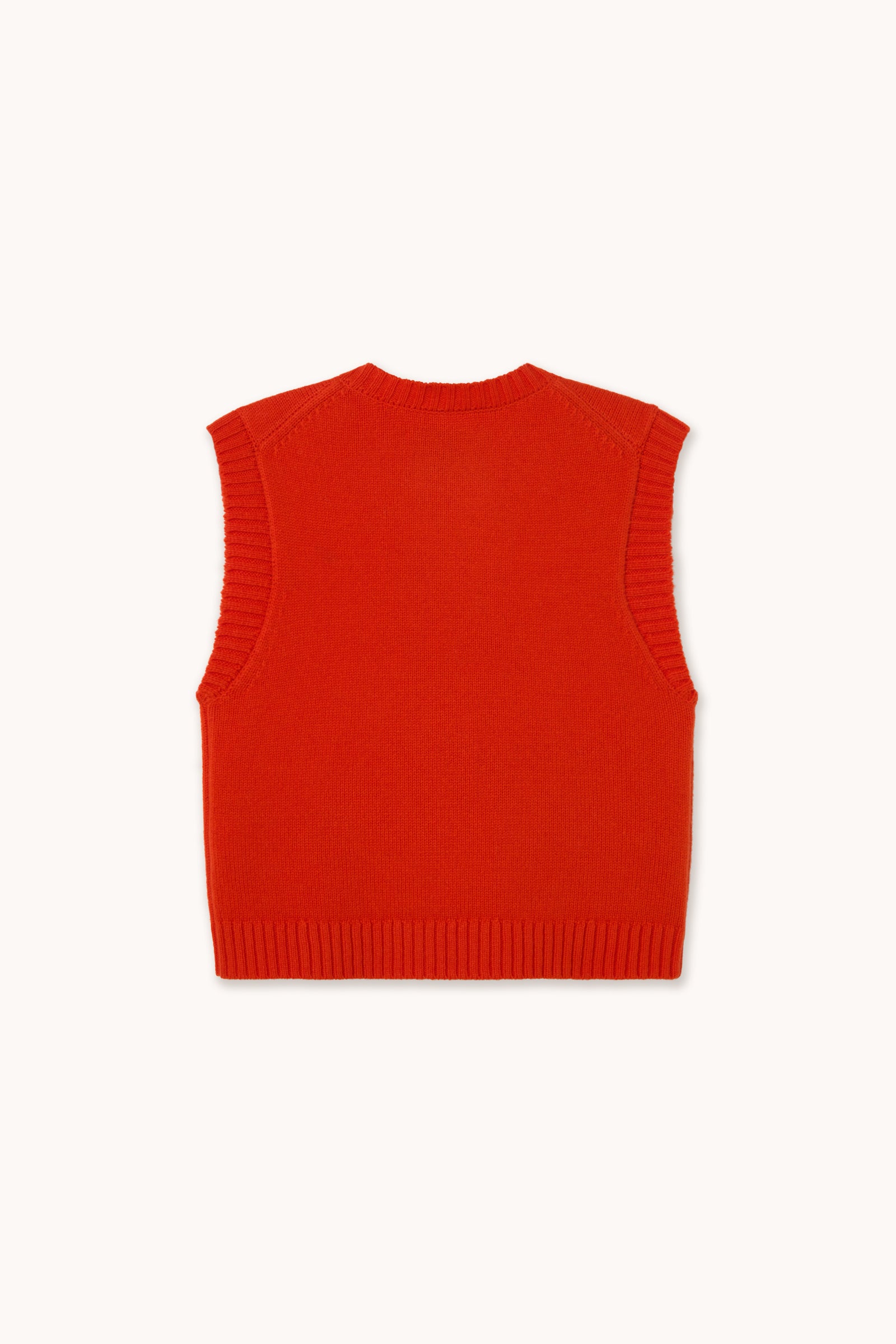 Woman Buttoned Vest SUMMER RED