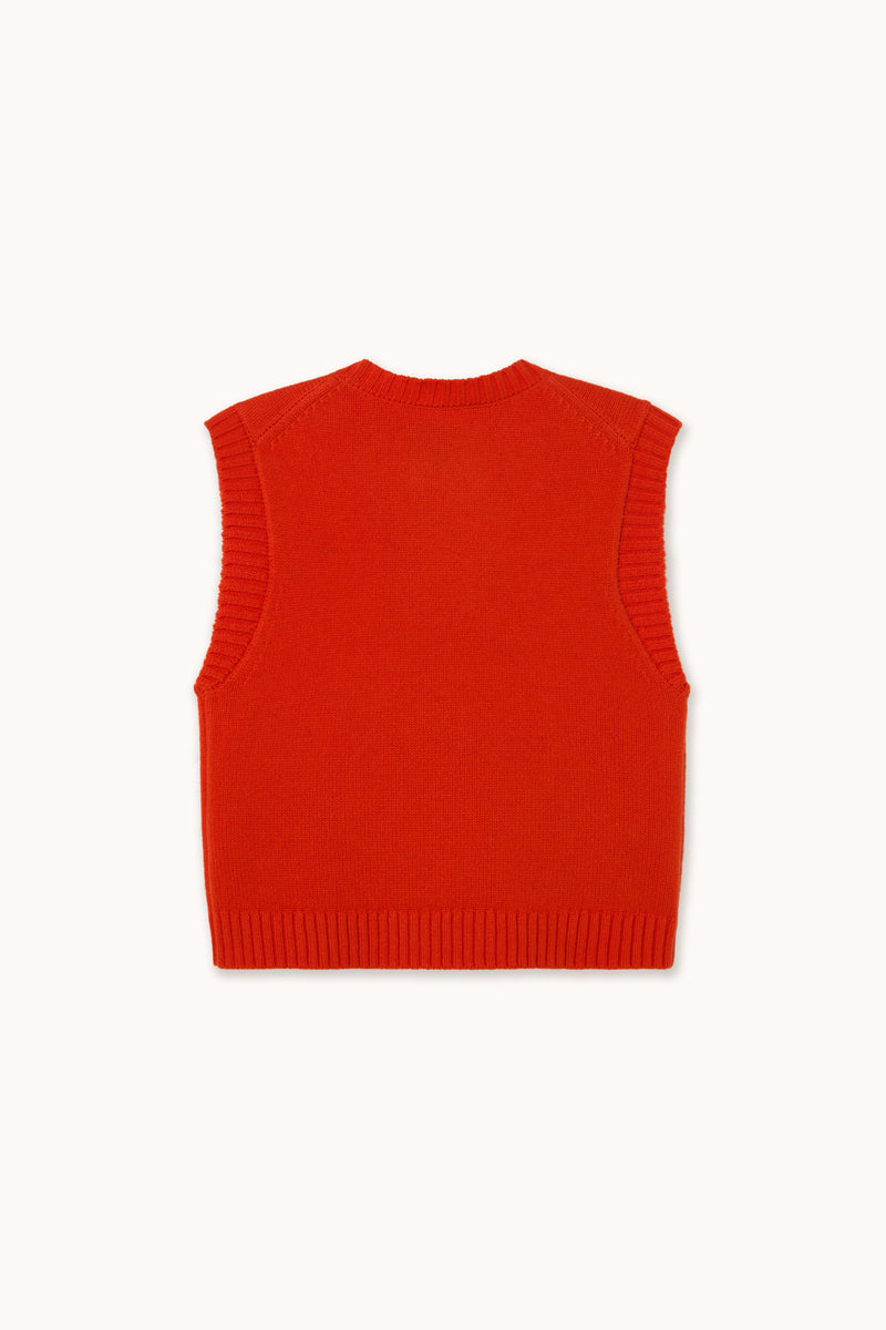 Woman Buttoned Vest