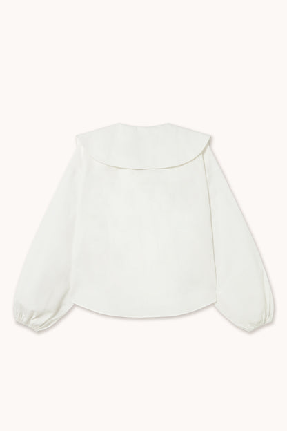 Woman Double Button Shirt OFF WHITE