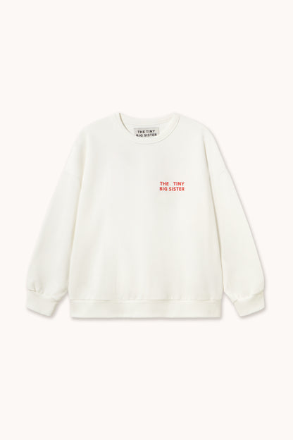Woman Tiny Sweatshirt OFF WHITE