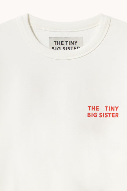 Woman Tiny Sweatshirt OFF WHITE