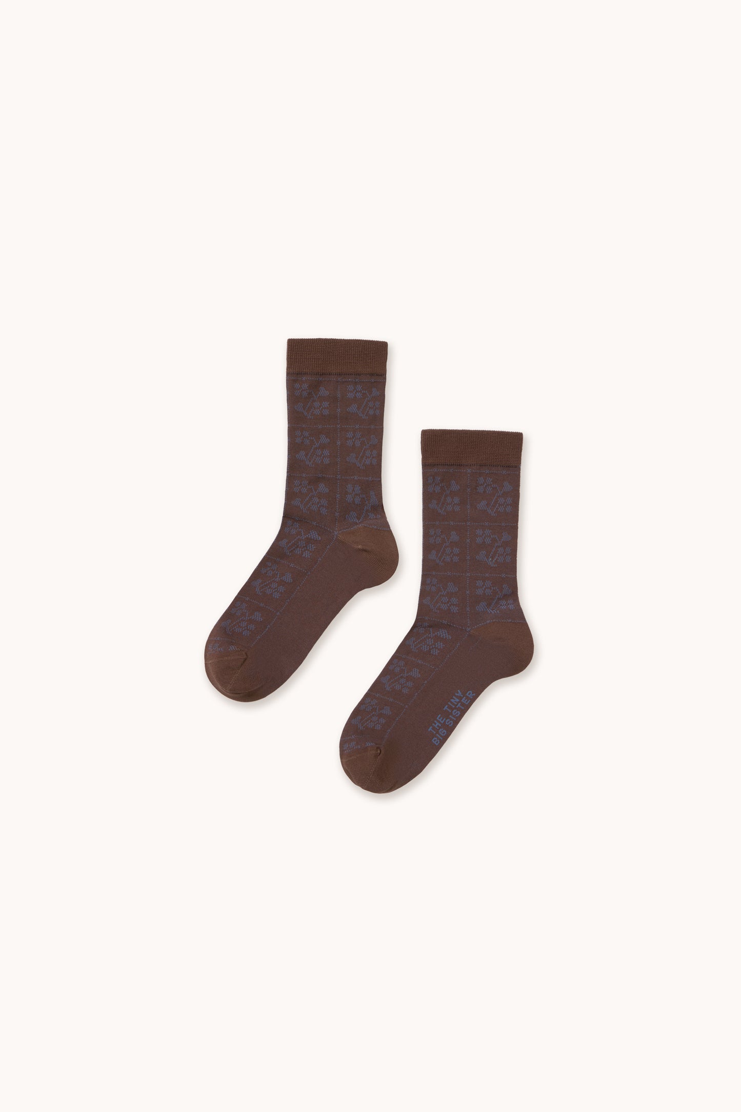 Woman Dots Flowers Medium Socks