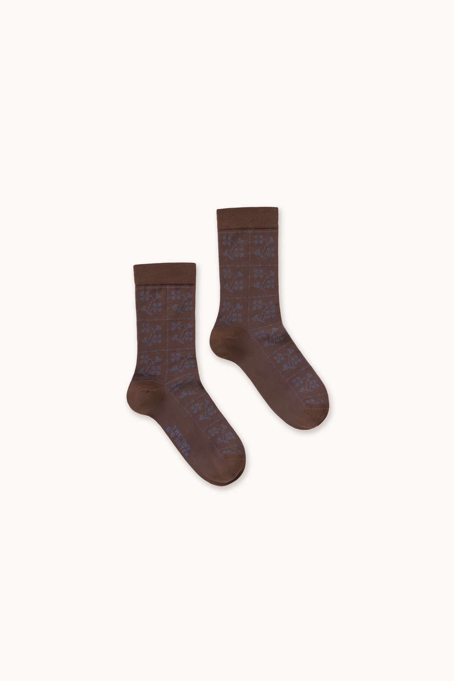 Woman Dots Flowers Medium Socks