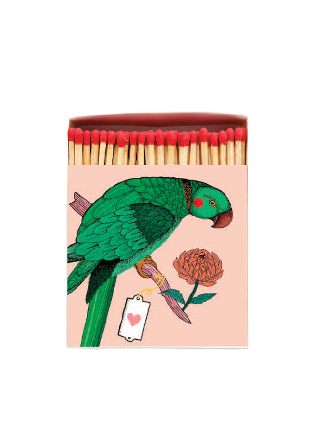Luksusowe zapałki w ozdobnym pudełku PARROT