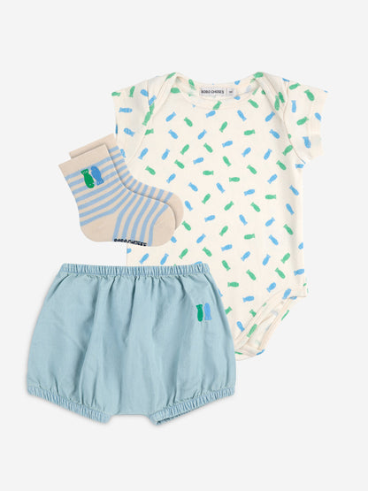 OUTLET Zestaw prezentowy Lucky Fish gift set | rozm. 1m bébé concept BÉBÉ Concept 