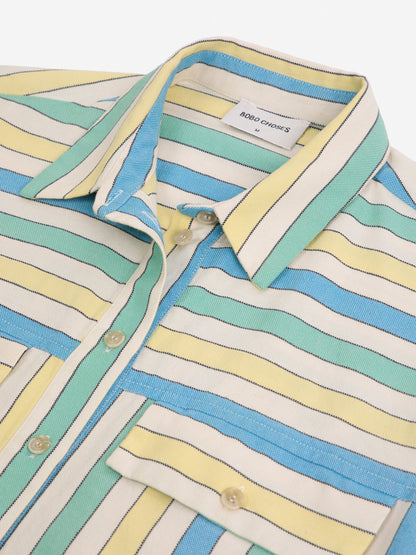 OUTLET Koszula Multicolor stripes relaxed shirt Adult | rozm. L bébé concept BÉBÉ Concept 