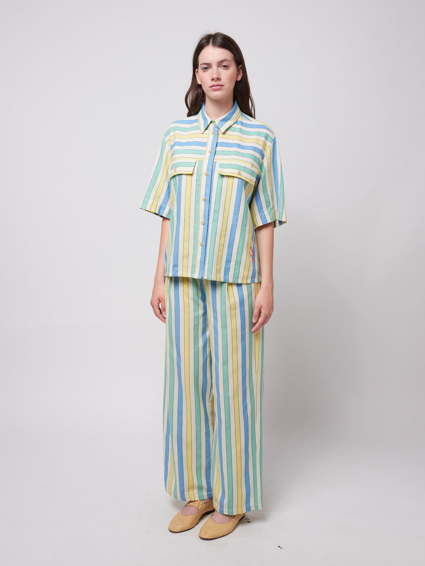 OUTLET Koszula Multicolor stripes relaxed shirt Adult | rozm. L bébé concept BÉBÉ Concept 