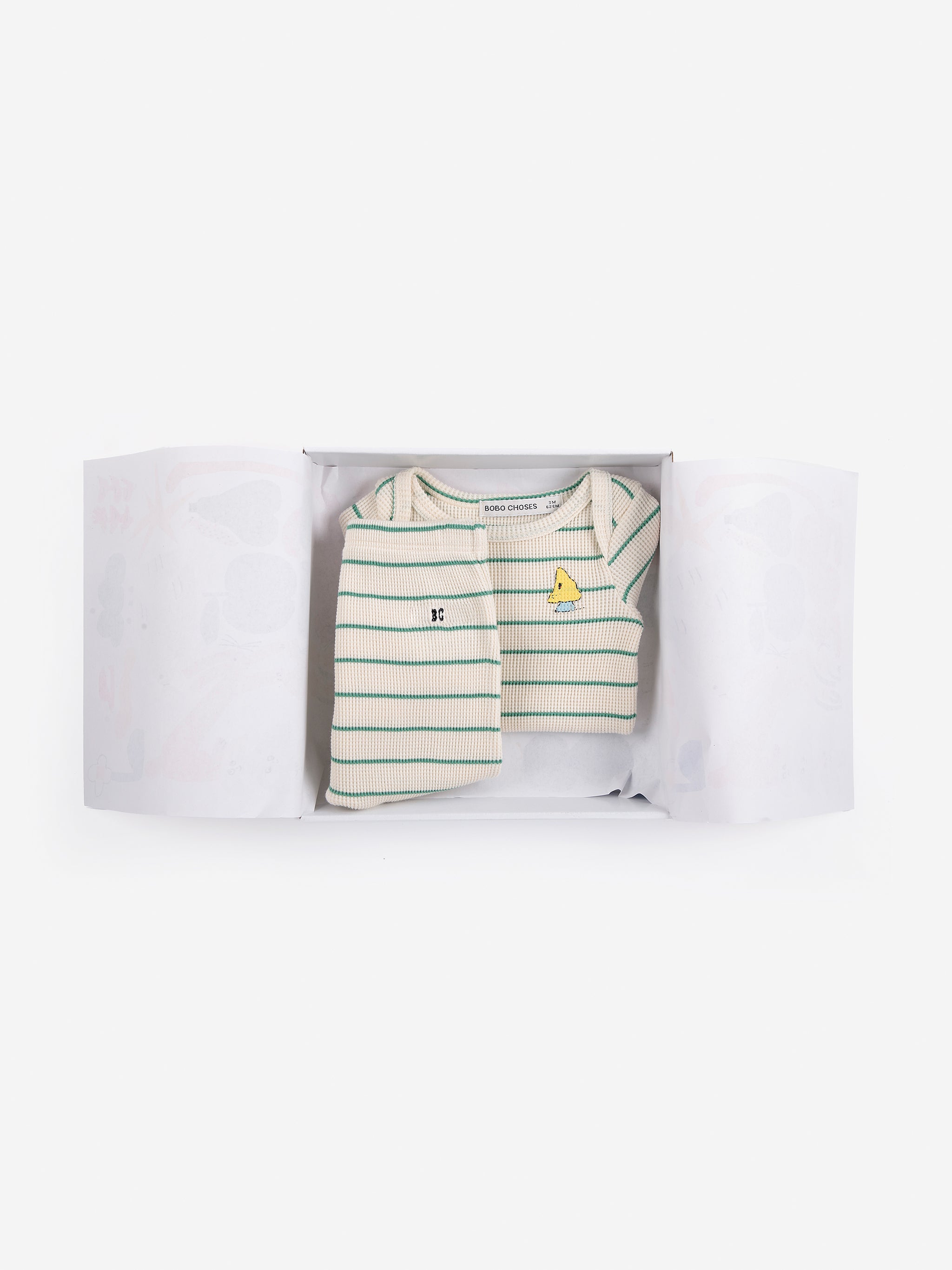 Mush Monster stripes gift set