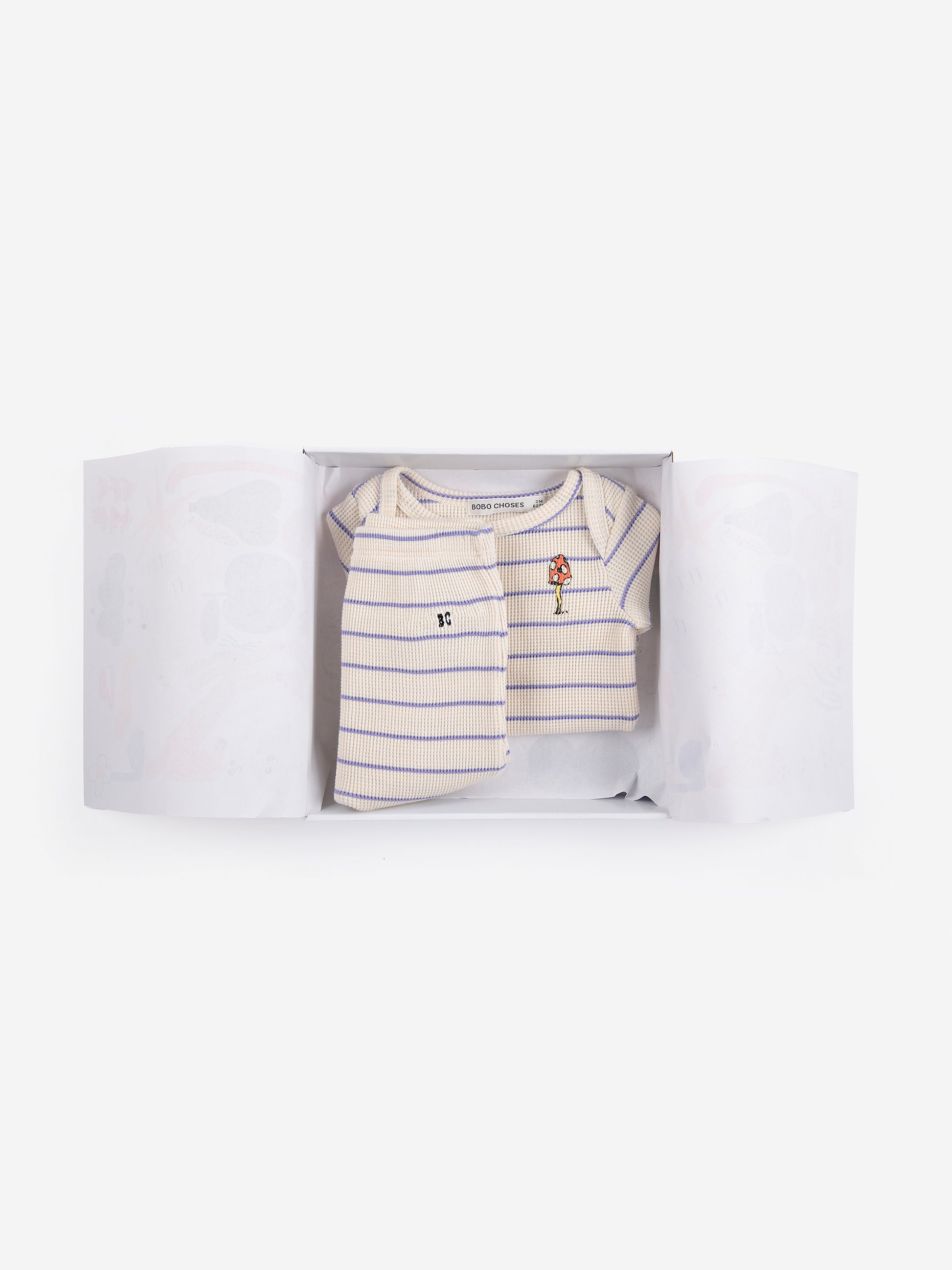 Mush Monster stripes gift set