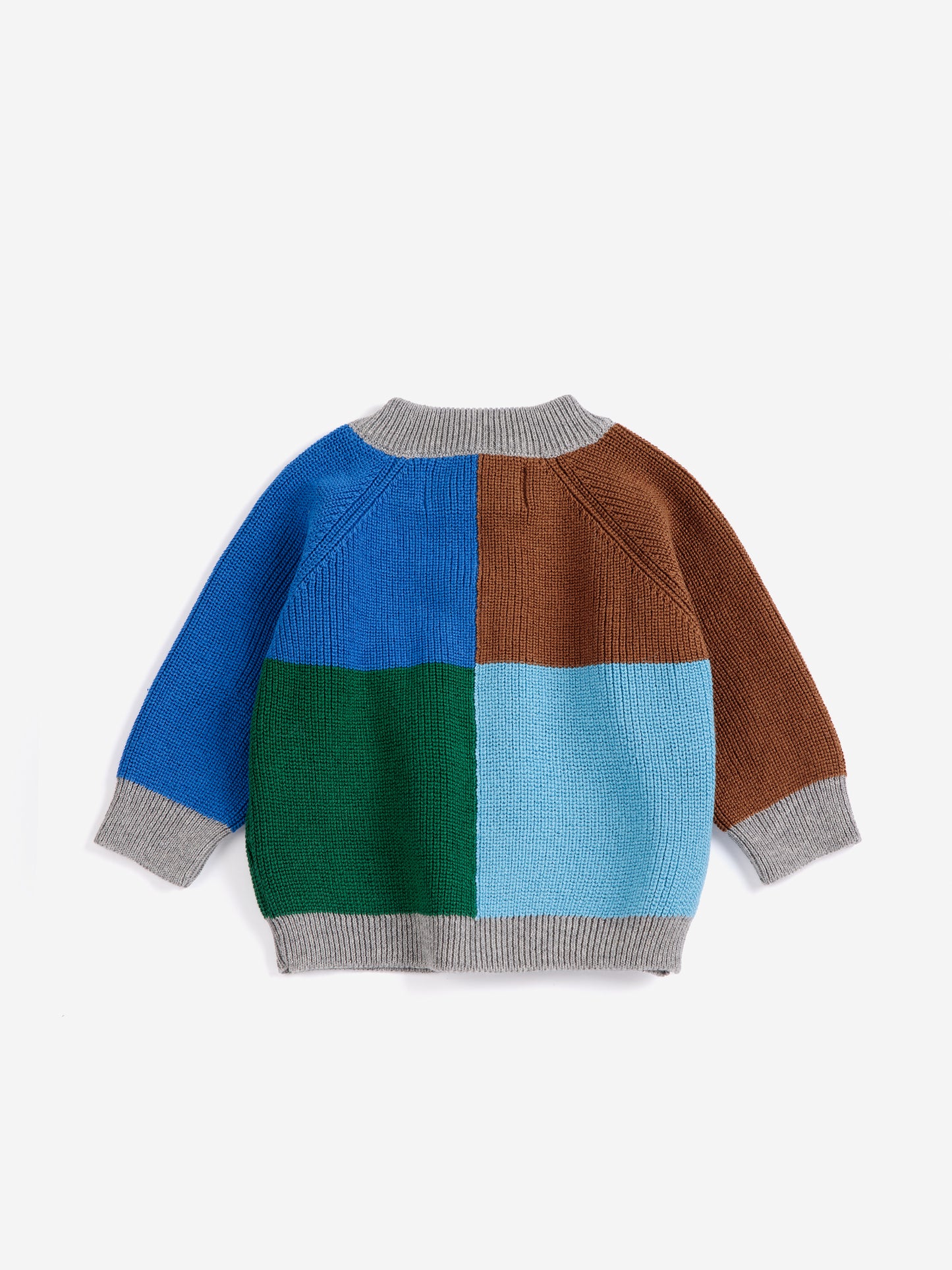 Bawełniany kardigan Color Block