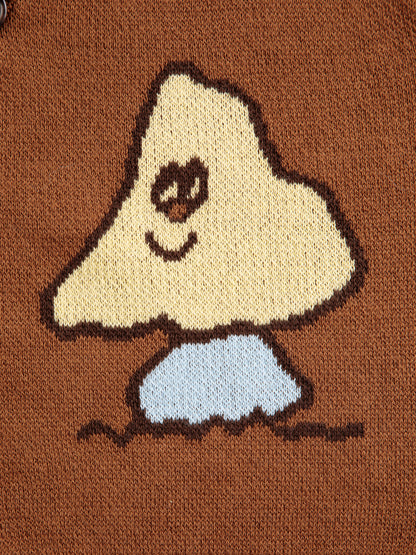 Bawełniany sweter Mush Monster