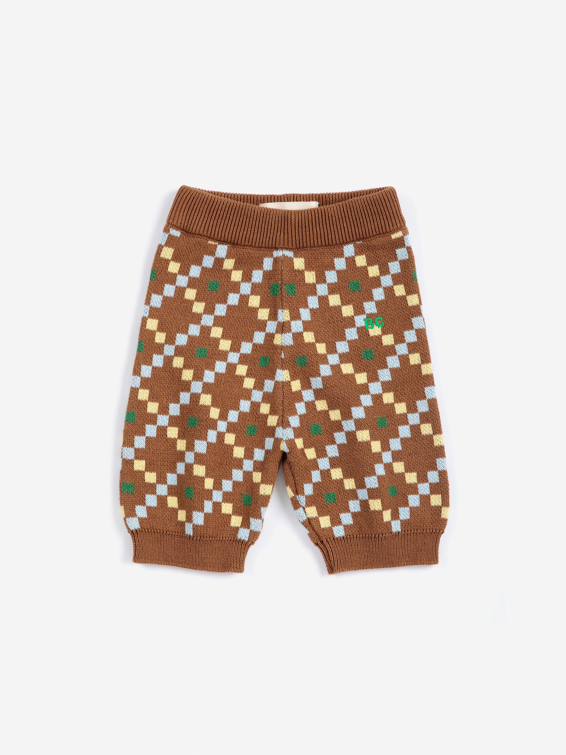 Pixel all over knitted pants