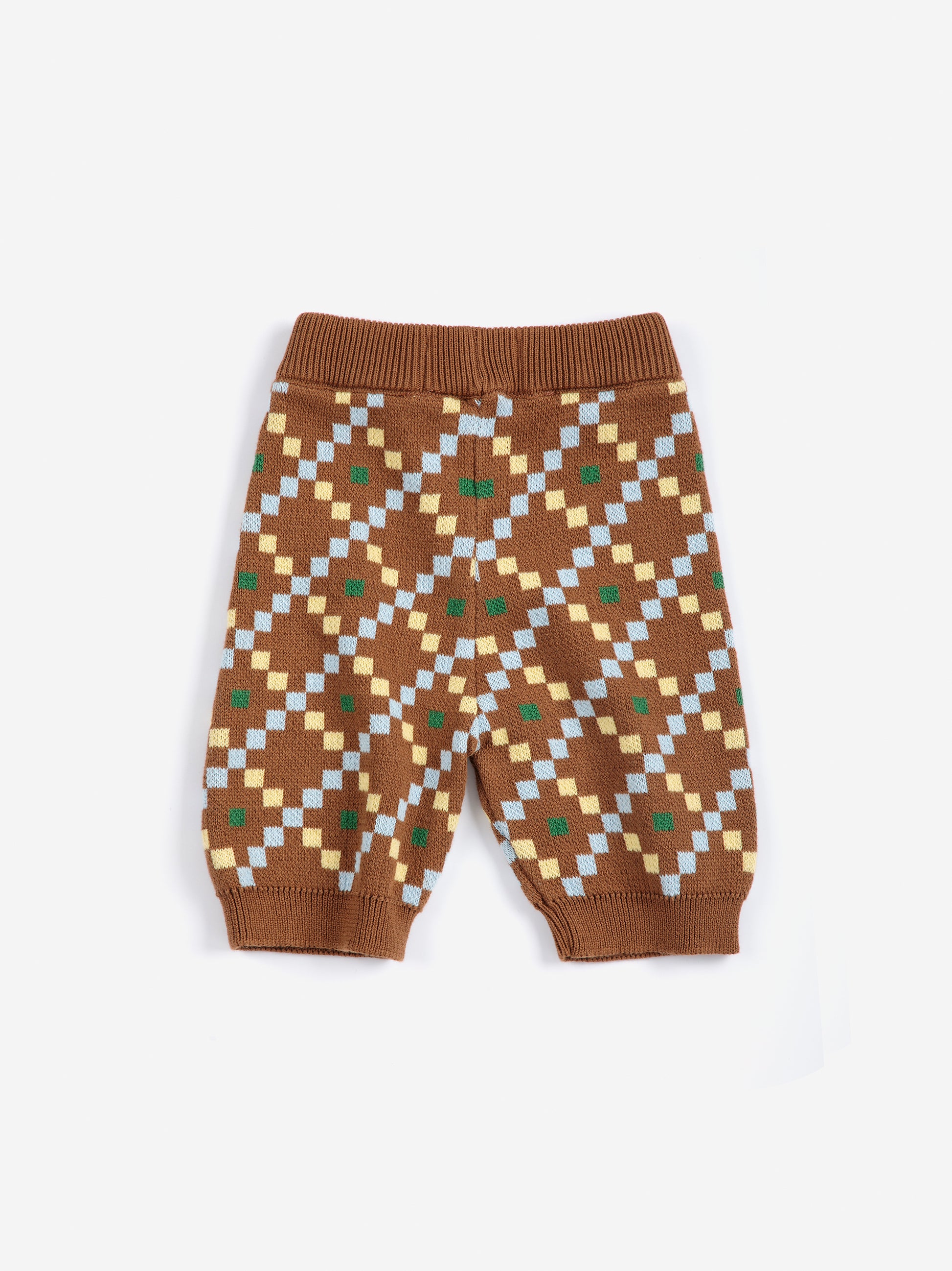 Pixel all over knitted pants