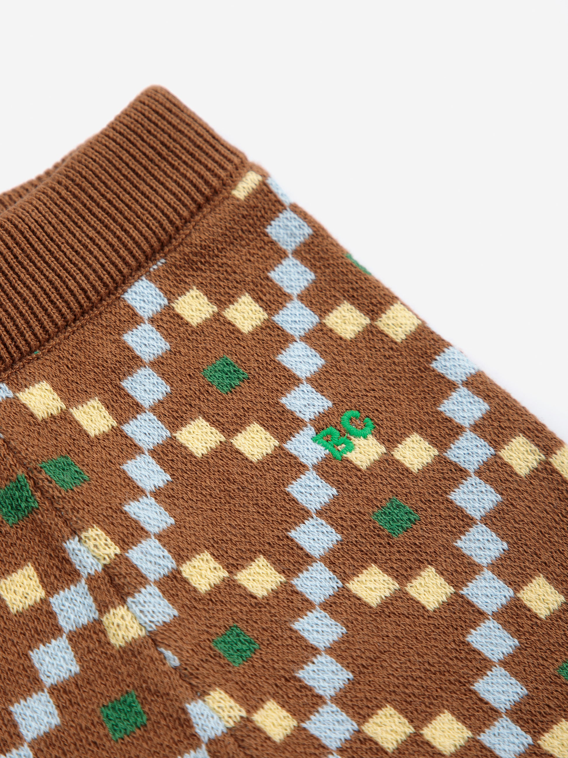Pixel all over knitted pants