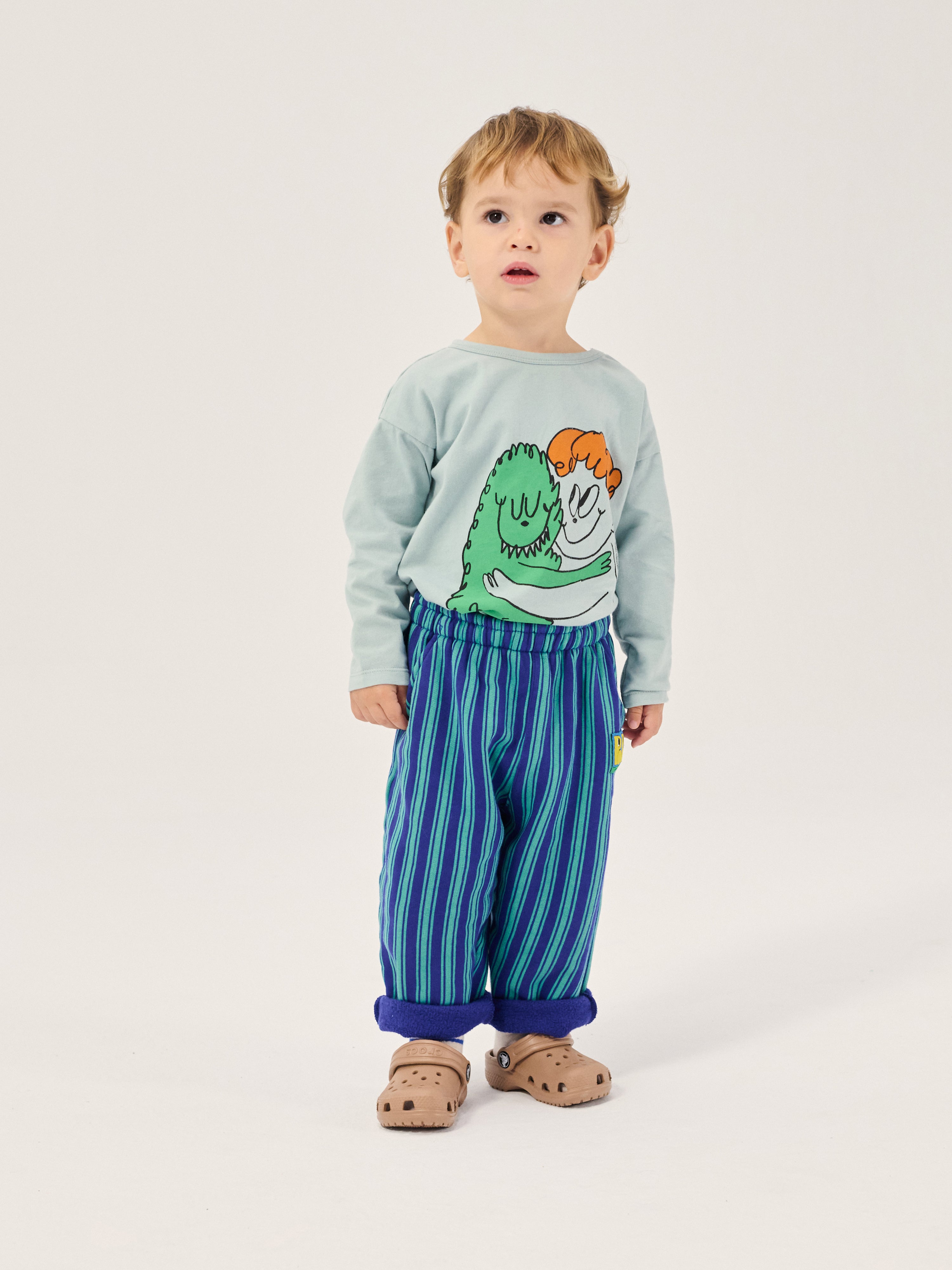Booo Bo Choses Tag stripes jogging pants