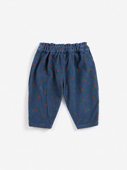 Stamp Bloom all over corduroy pants