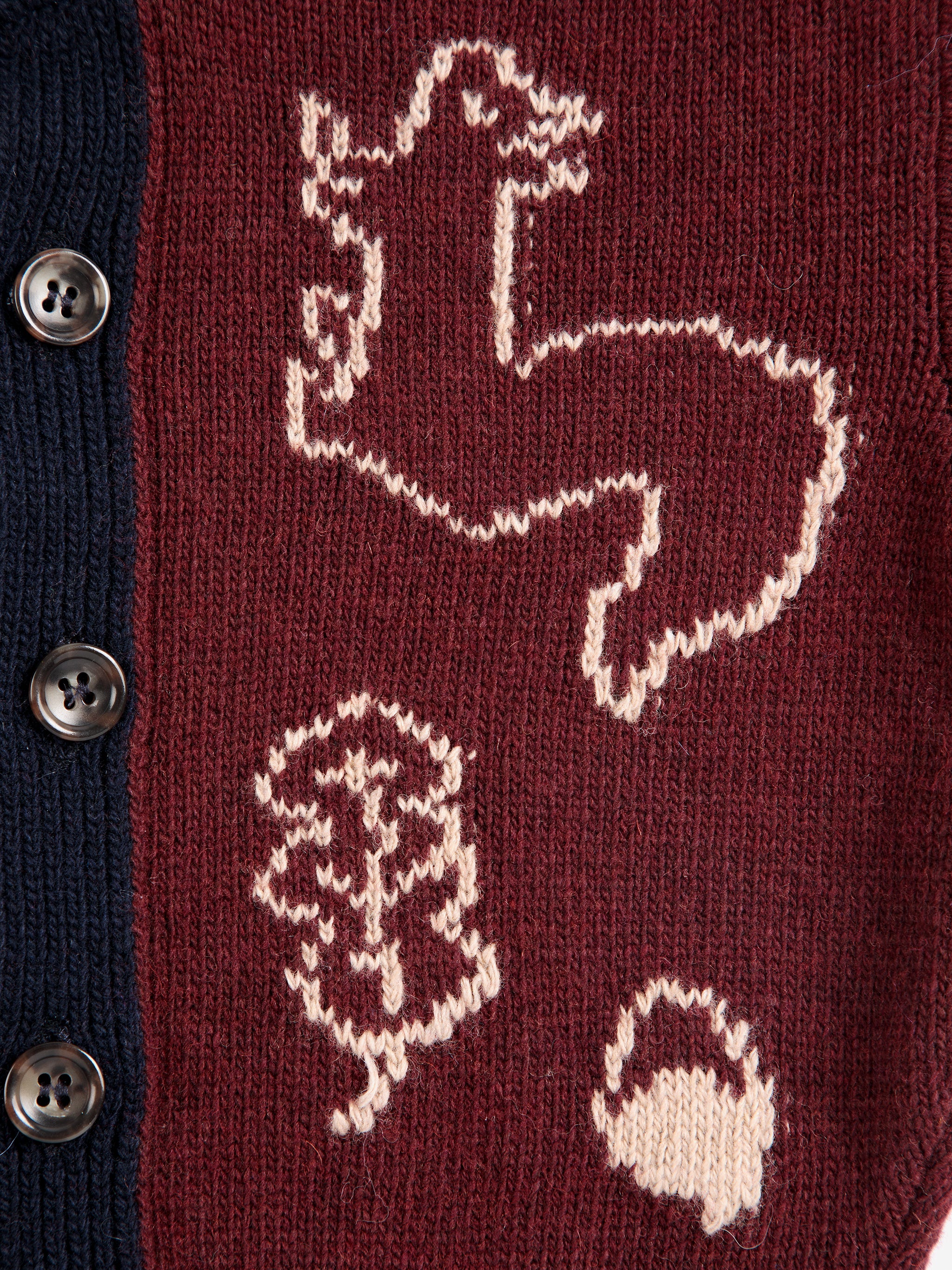 Sweter Forest Scene Cardigan