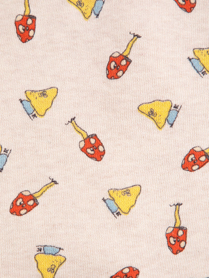Bluza niemowlęca Mush Monster Duo All Over