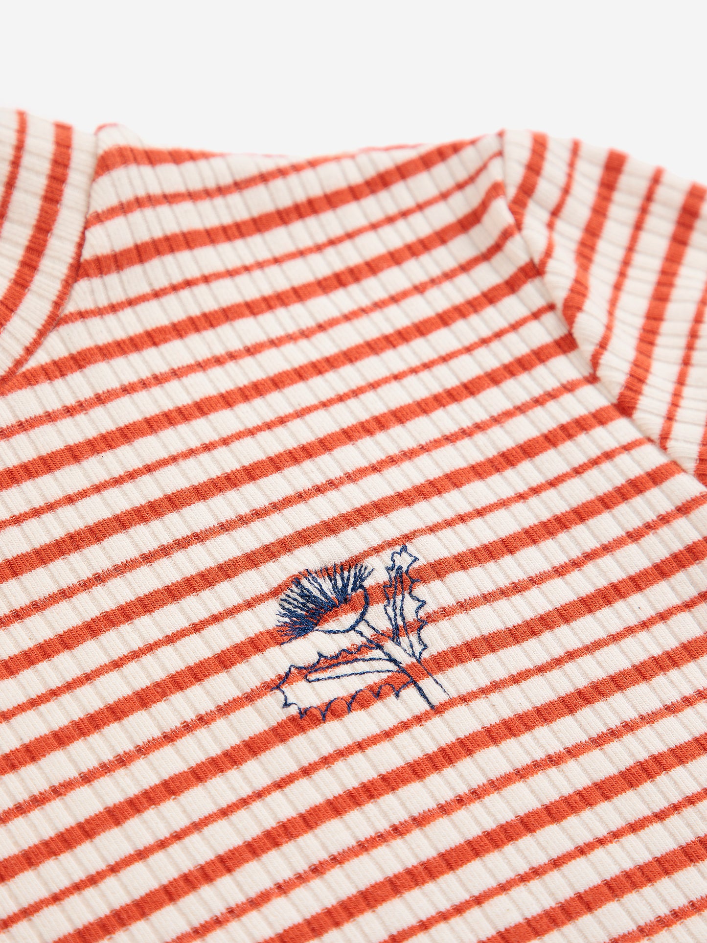 Long-sleeve Energy Flower Stripes turtle neck